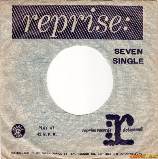 Reprise Records Sleeve - Front - South Africa